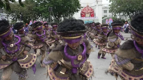 Philippine Festivals: Exploring the Richness of Sinulog Tradition Stock-Footage 263091660