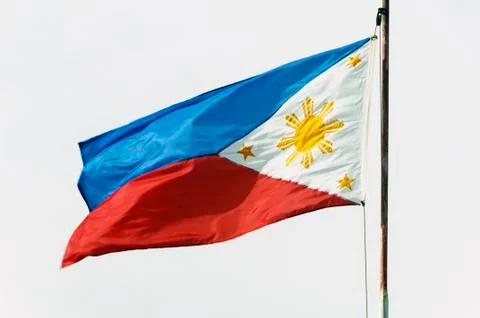Philippine flag Foto stock