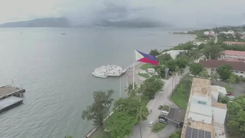 Philippine Flag in Subic Stock Footage 303136466