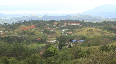 Philippine mountain village Stock Footage 47461478