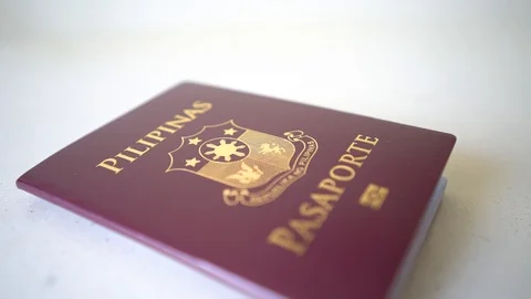 Philippine Passport 02 Stock-Footage 128474734