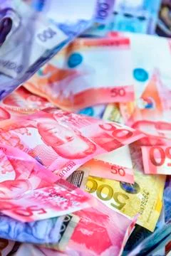 Philippine Peso Stack Stock Photos