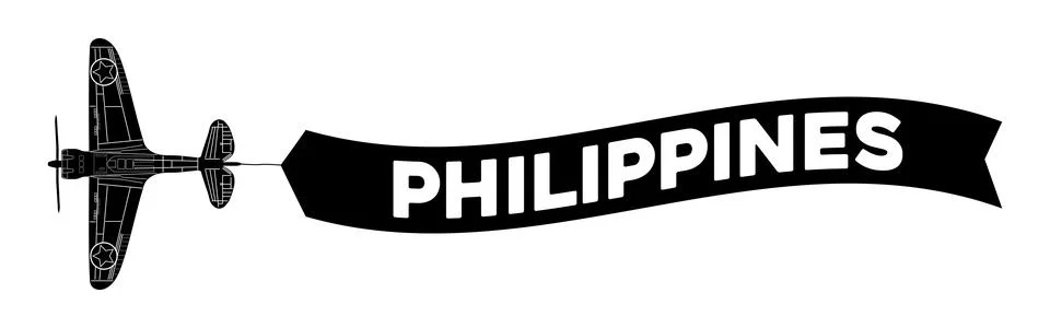 Philippines advertisement banner Stock Illustration