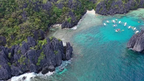 Philippines aerial 1 Stock Footage 113120954