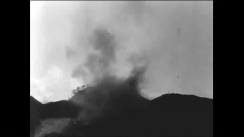 The Philippines are invaded during World War II amidst intense fighting. Stock Footage 86137572