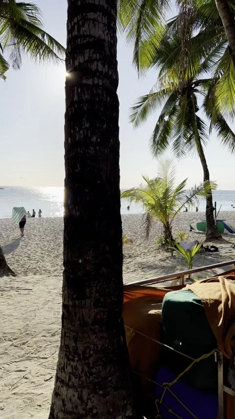 Philippines - Boracay | White Beach (4K, HDR) Stock Footage 238879901