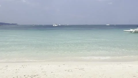 Philippines - Boracay | White Beach (4K, HDR) Stock Footage 238881899