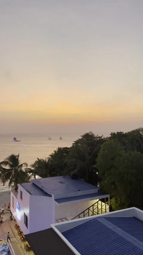 Philippines - Boracay | White Beach (4K, HDR) Stock Footage 238885199