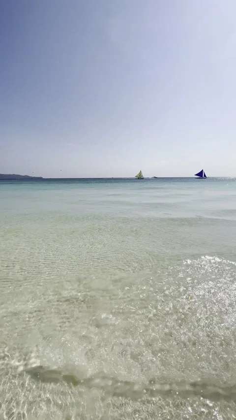 Philippines - Boracay | White Beach (4K, HDR) Stock Footage 238886326