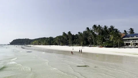Philippines - Boracay | White Beach (4K, HDR) Stock Footage 238887190