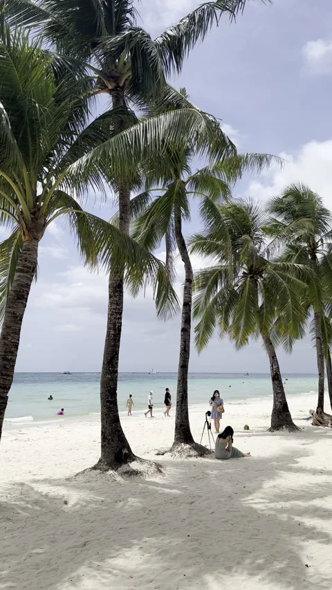 Philippines - Boracay | White Beach (4K, HDR) Stock Footage 238889107