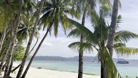 Philippines - Boracay | White Beach (4K, HDR) Stock Footage 238890667