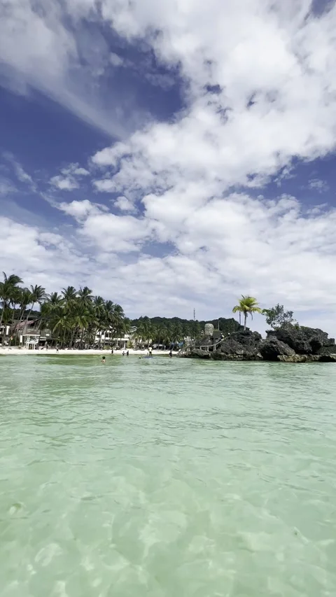 Philippines - Boracay | White Beach (4K, HDR) Stock Footage 238894517