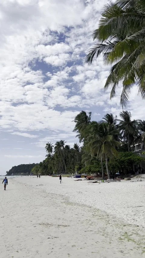 Philippines - Boracay | White Beach (4K, HDR) Stock Footage 238894952