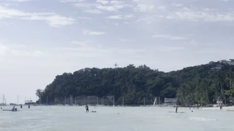 Philippines - Boracay | White Beach (4K, HDR) Stock-Footage 238895167