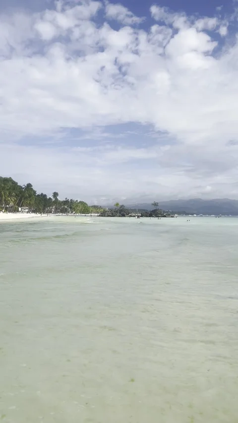 Philippines - Boracay | White Beach (4K, HDR) Stock Footage 238895744