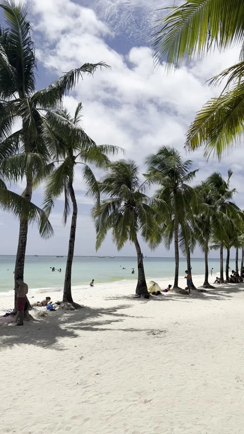 Philippines - Boracay | White Beach (4K, HDR) Stock Footage 238936163
