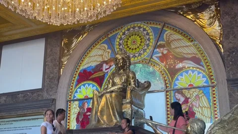 Philippines, Cebu - Temple Of Leah - Statue of Leah Vídeo Stock 304556535