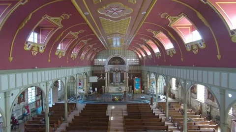 A philippines church Stock Footage 109796720