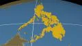 Philippines extruded. Solids. Graticule. 4k or 4k+ Resolution