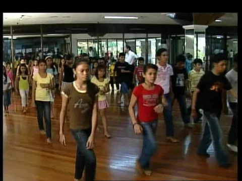 PHILIPPINES Filipino children cha cha and rumba to work their way to bein