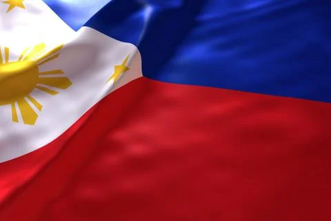 Philippines flag background Stock Illustration