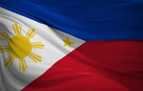 Philippines Flag Background, Independence day Stock Photos