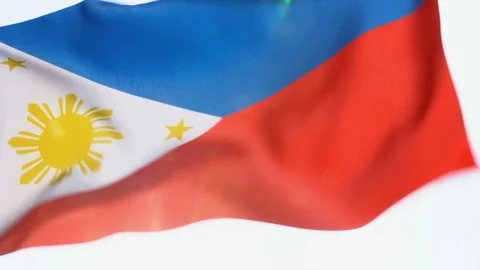 Philippines Flag Flapping Stock Footage 118961694