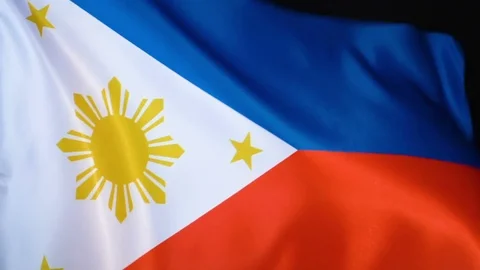 Philippines Flag Flapping Stock Footage 118966203