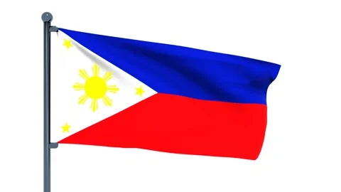 Philippines Flag Stock Footage 150203538