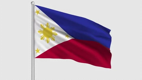 Philippines Flag Stock Footage 208867210