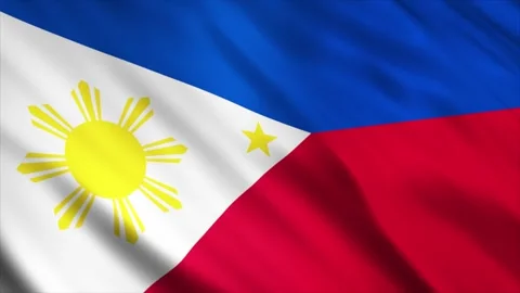 Philippines Flag Stock Footage 249033726