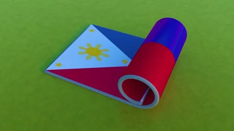 Philippines Flag Video stock 256735744
