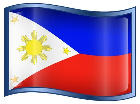 Philippines flag icon Stock Illustration