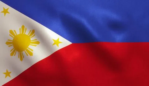 Philippines Flag Stock Illustration