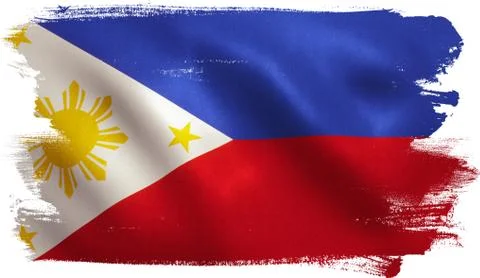 Philippines Flag Stock Illustration