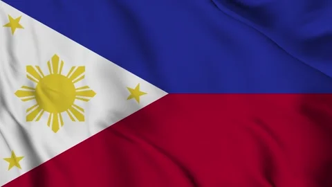 Philippines flag Waving Stock Footage 294134254