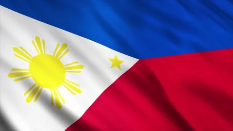 Philippines Flag waving in the wind Stock Footage 236416259
