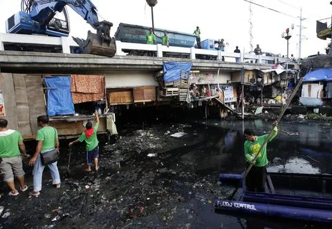 Philippines Flood Avoidance - May 2013 Stock Photos