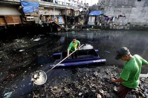 Philippines Flood Avoidance - May 2013 Stock Photos