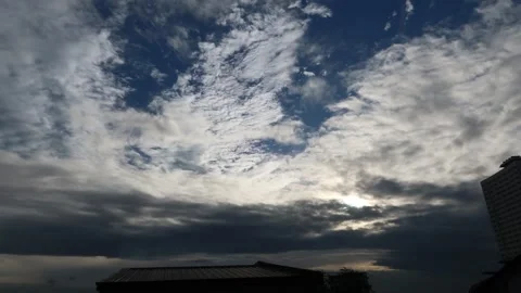Philippines Horror setting sky timelapse Stock Footage 136808520