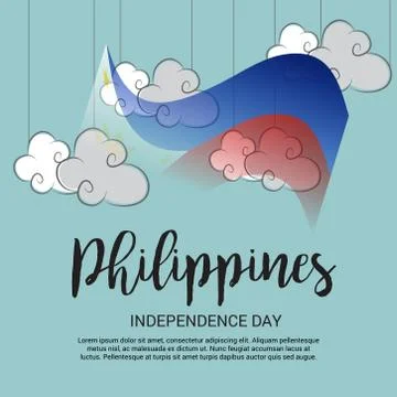 Philippines Independence Day. Illustrazione stock