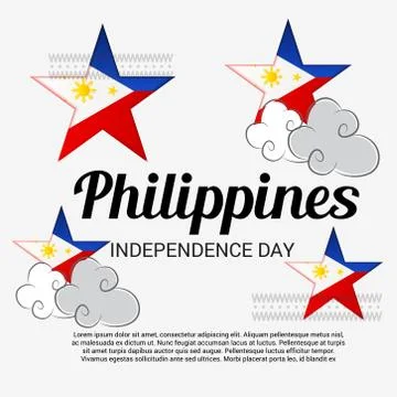 Philippines Independence Day. Stock Illustration