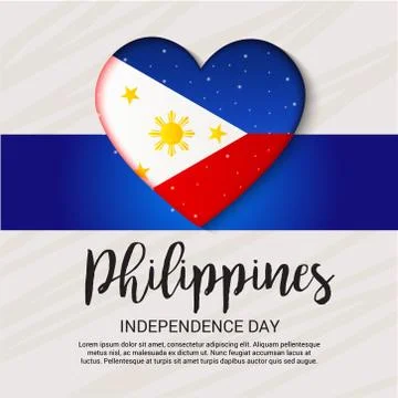 Philippines Independence Day. Stock Illustration