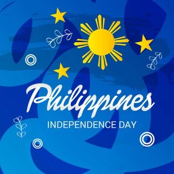 Philippines Independence Day. Stock Illustration