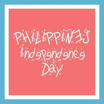 Philippines Independence Day. Illustrazione stock