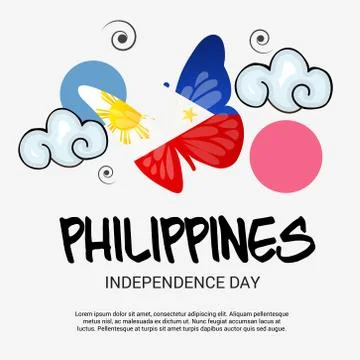 Philippines Independence Day. Stock Illustration