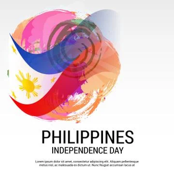 Philippines Independence Day. Stock Illustration