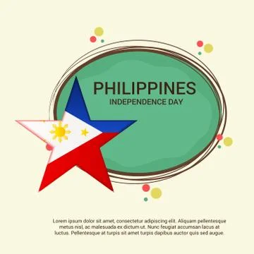 Philippines Independence Day. Stock Illustration