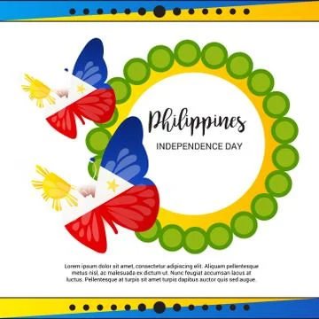 Philippines Independence Day. Stock Illustration